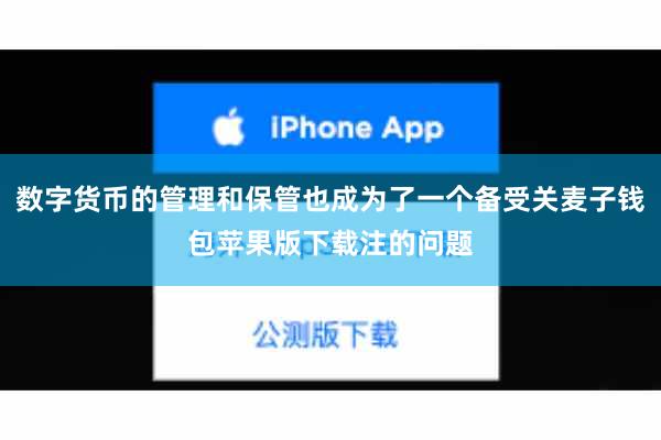 数字货币的管理和保管也成为了一个备受关麦子钱包苹果版下载注的问题