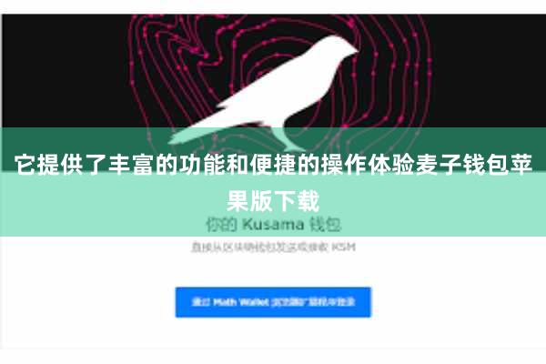 它提供了丰富的功能和便捷的操作体验麦子钱包苹果版下载